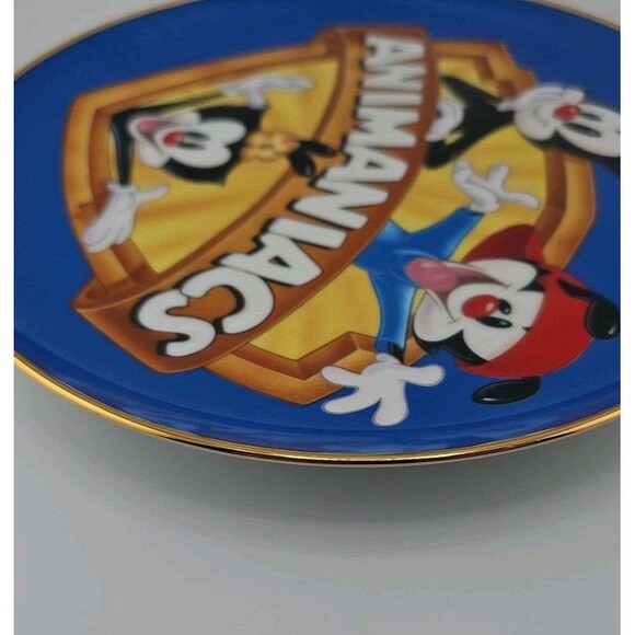 1994 ANIMANIACS Wakko Yakko Dot Warner Bros. Limited Edition Plate 004/2500 - Picture 7 of 10